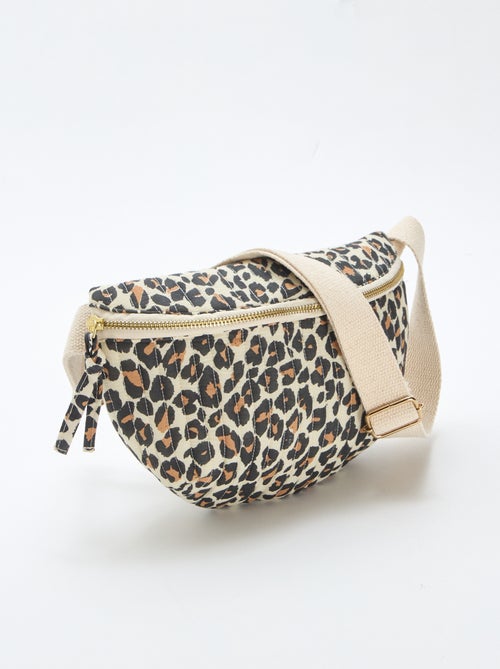 Mala de cintura com estampado fantasia - Kiabi