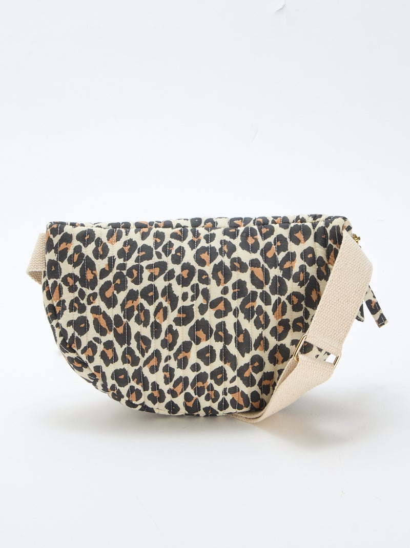Mala de cintura com estampado fantasia Castanho - Kiabi
