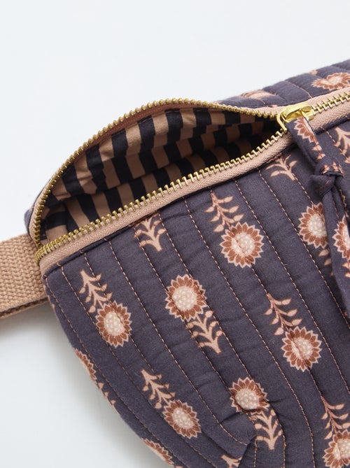 Mala de cintura com estampado fantasia - Kiabi