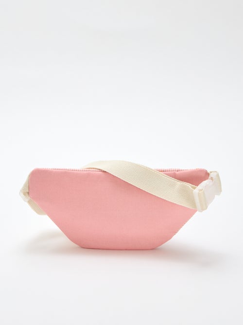 Mala de cintura com estampado floral integral em algodão - Kiabi