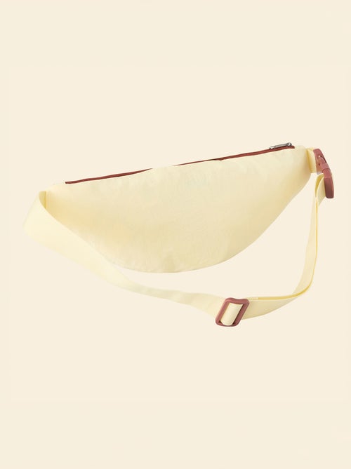 Mala de cintura desportiva (ekstract) com bolsos exteriores e interiores 15x40 cm - Kiabi Mala de cintura desportiva (ekstract) com bolsos exteriores e interiores 15x40 cm - Kiabi