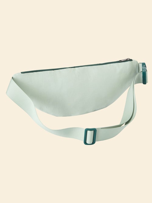 Mala de cintura desportiva (ekstract) com bolsos exteriores e interiores 15x40 cm - Kiabi Mala de cintura desportiva (ekstract) com bolsos exteriores e interiores 15x40 cm - Kiabi