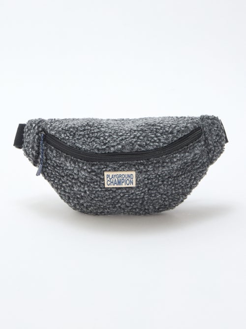 Mala de cintura lisa efeito borreguito 27x15 cm - Kiabi