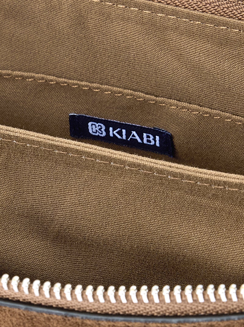 Mala de mão com alça ajustável Caqui - Kiabi