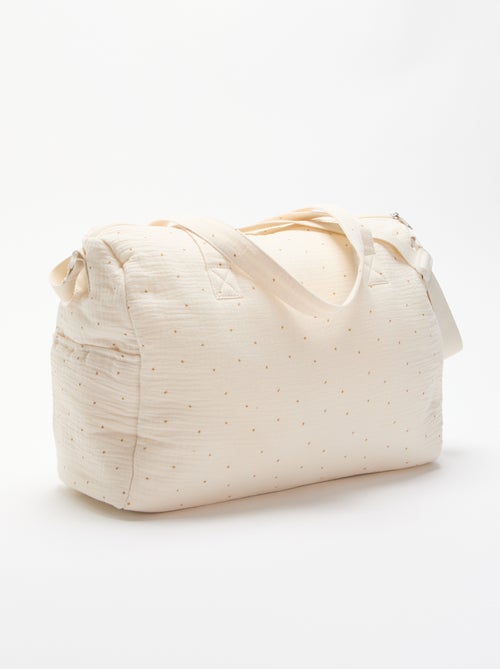 Mala de maternidade com bolsos exteriores e interiores - Kiabi