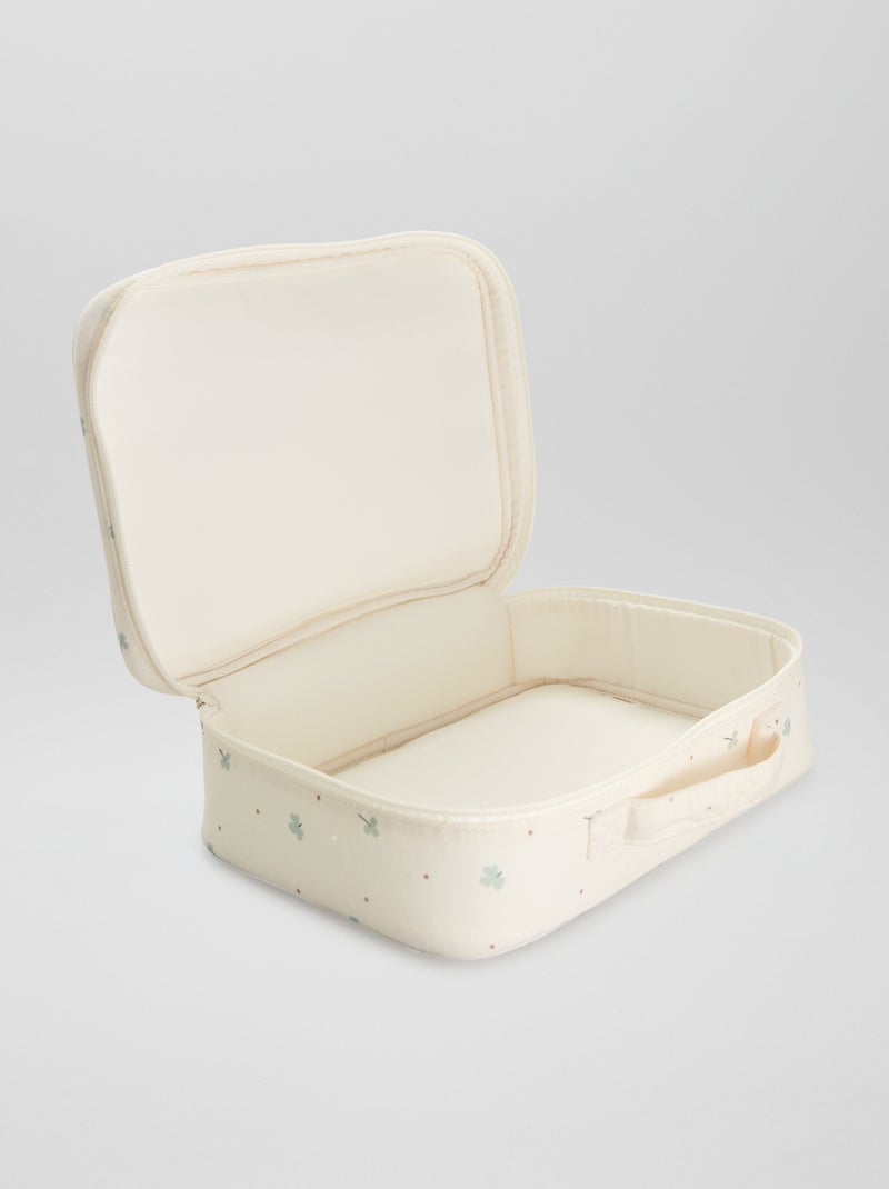 Mala de maternidade estampada BRANCO - Kiabi