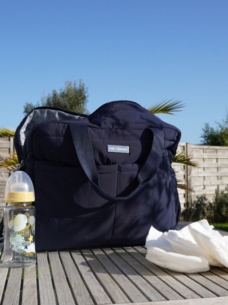 Mala de muda acolchoada thermobaby plumea azul marinho 31,5 l Azul-noite - Kiabi