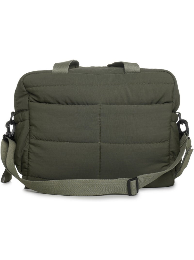 Mala de muda fraldas thermobaby pluméa acolchoada 3 bolsos térmicos Verde cáqui - Kiabi