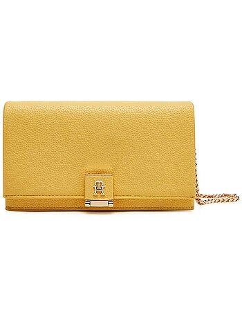 Mala de Ombro Amarela Tommy Hilfiger Th Her Flap para Mulher