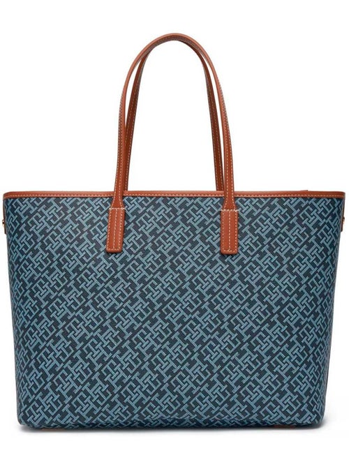 Mala de ombro azul tommy hilfiger th monoplay para mulher - Kiabi Mala de ombro azul tommy hilfiger th monoplay para mulher - Kiabi