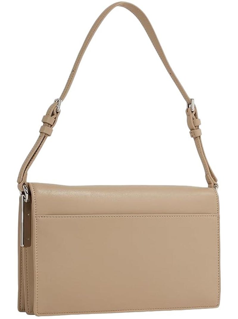 Mala de Ombro Feminina Calvin Klein Jeans Elongated Castanho Claro Castanho-capuccino - Kiabi