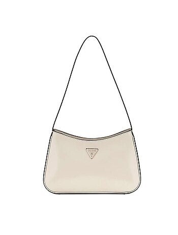 Mala de ombro guess arnela bege com fecho para mulher