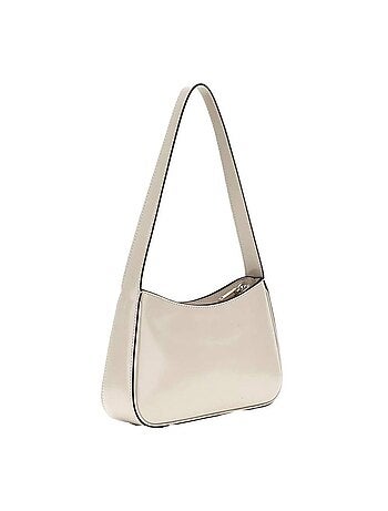 Mala de ombro guess arnela bege com fecho para mulher