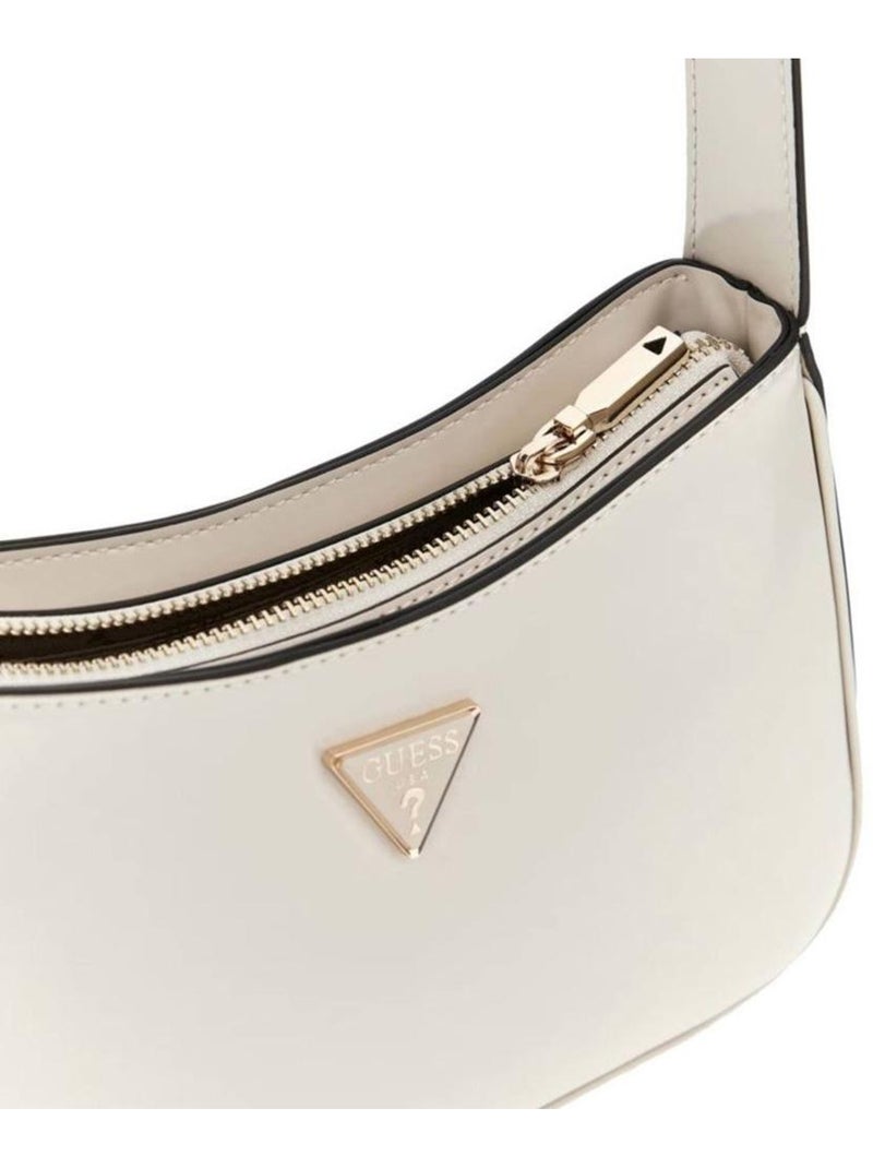 Mala de ombro guess arnela bege com fecho para mulher Ecru - Kiabi