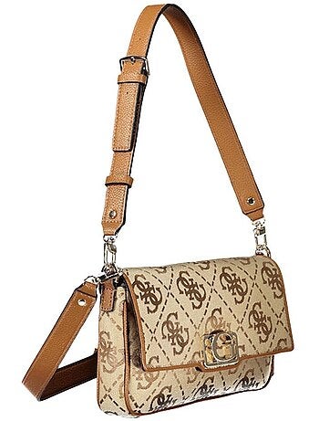 Mala de ombro guess circe castanha para mulher