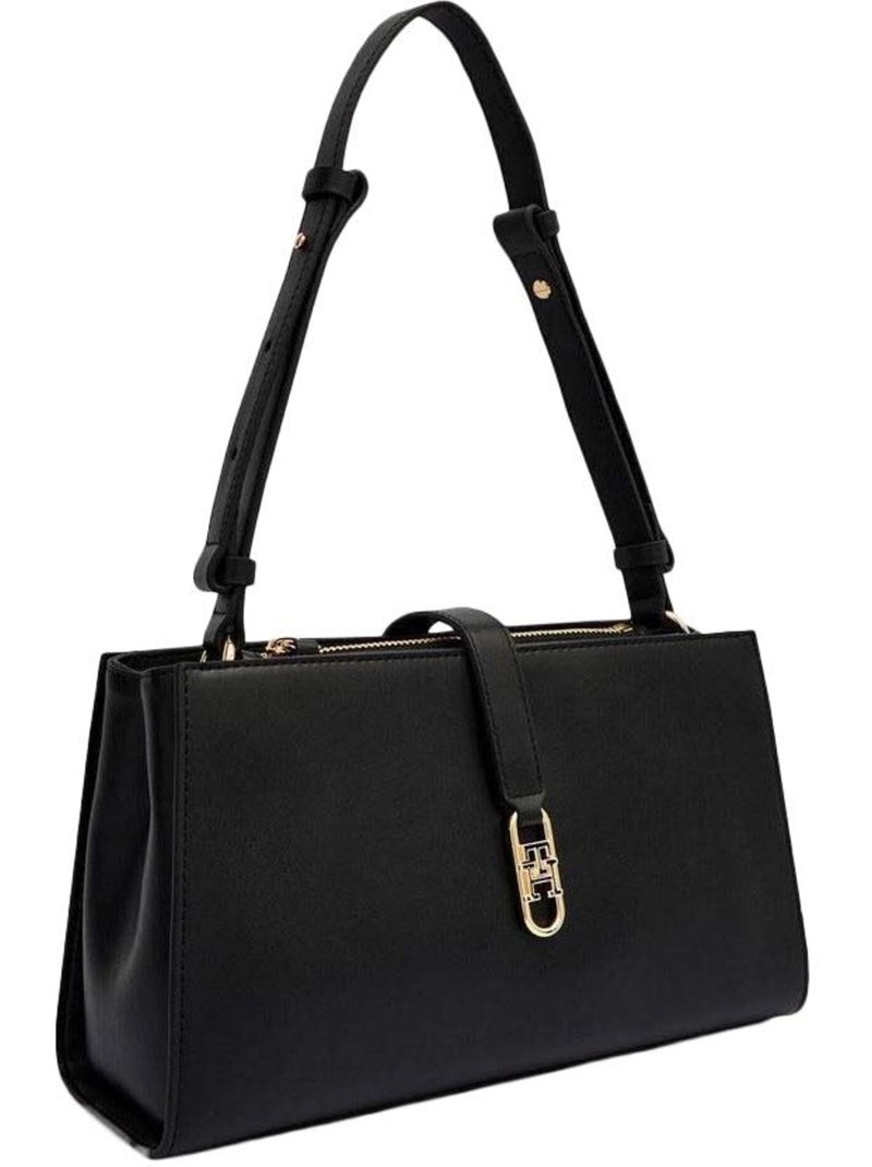 Mala de ombro tommy hilfiger th libre preta para mulher Preto - Kiabi