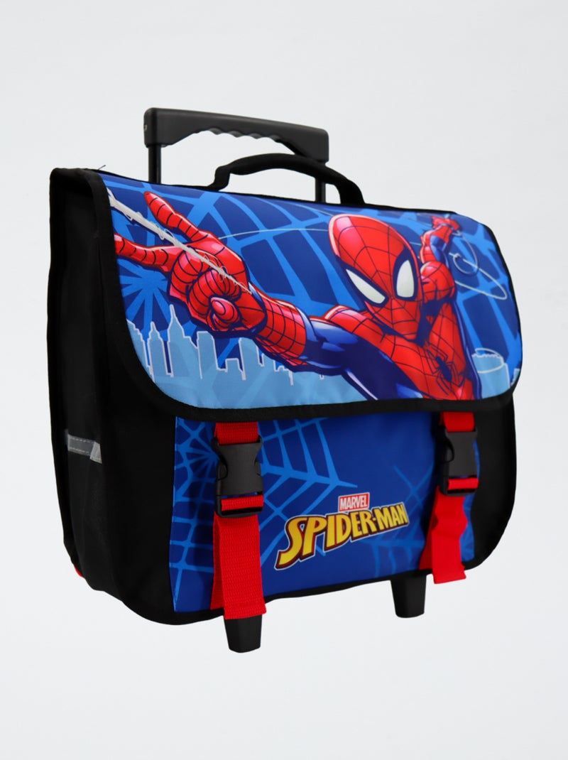 Mala de rodinhas grande 'Homem-Aranha' Azul - Kiabi
