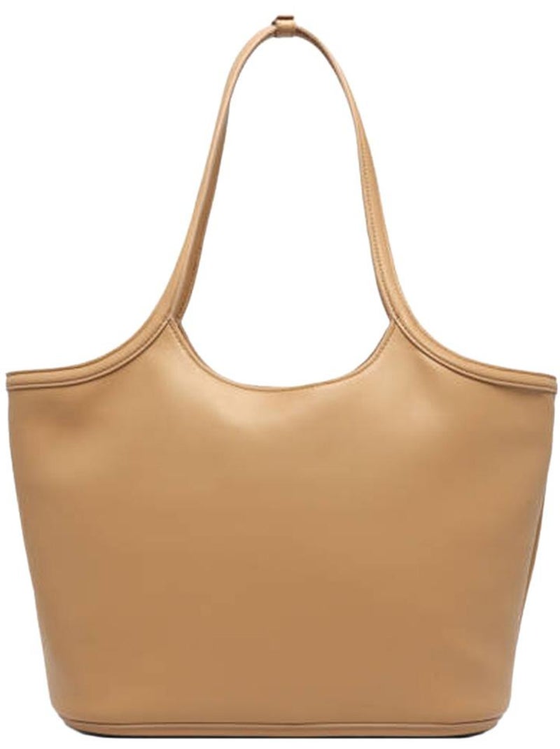 Mala de senhora camel calvin klein jeans bold ck shopper Castanho-capuccino - Kiabi