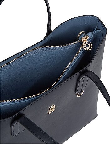 Mala de Senhora Tommy Hilfiger Icon Satchel Azul Marinho