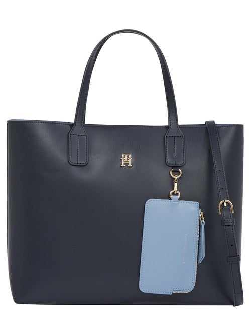 Mala de Senhora Tommy Hilfiger Icon Satchel Azul Marinho - Kiabi