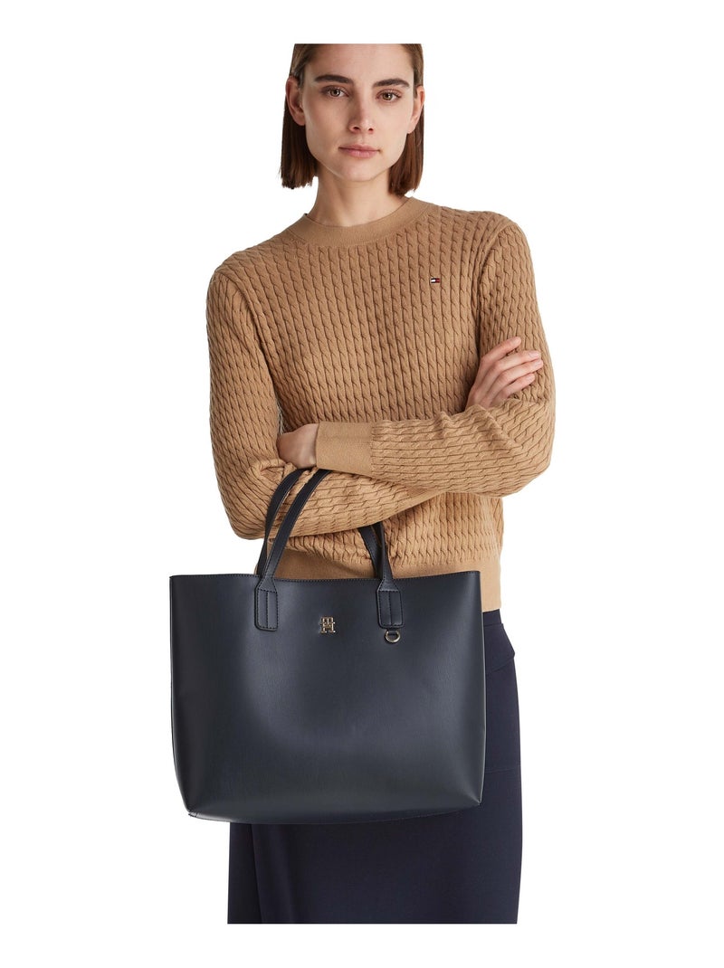 Mala de Senhora Tommy Hilfiger Icon Satchel Azul Marinho Azul - Kiabi