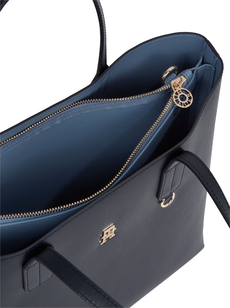 Mala de Senhora Tommy Hilfiger Icon Satchel Azul Marinho Azul - Kiabi