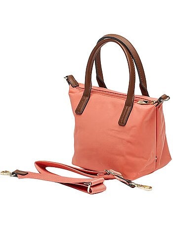 Mala de senhora tommy hilfiger popette rosa/camel