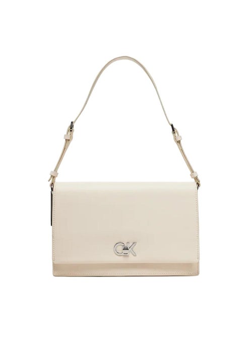 Mala de Tiracolo Alongada Bege Calvin Klein Jeans para Mulher - Kiabi Mala de Tiracolo Alongada Bege Calvin Klein Jeans para Mulher - Kiabi