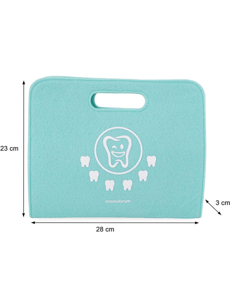 Mala dentista madeira infantil bolsa dentadura brinquedo imitacao mamabrum N/D - Kiabi