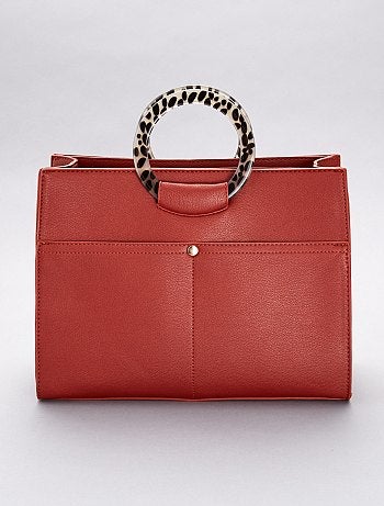 Mala em pele sintética - Kiabi