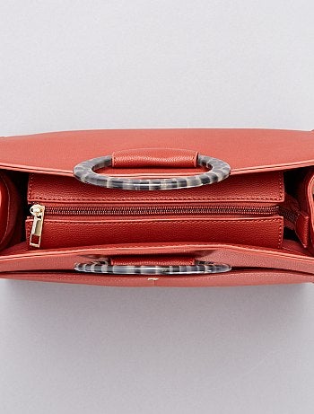 Mala em pele sintética - Kiabi