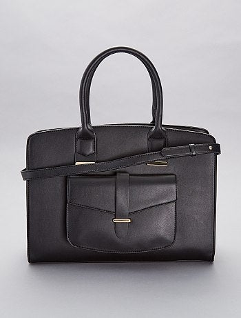 Mala em pele sintética Maxi - Kiabi