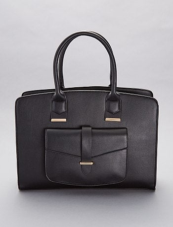 Mala em pele sintética Maxi - Kiabi