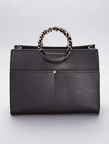 Mala em pele sintética - Kiabi