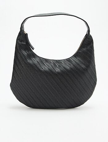 Mala grande em imitação de couro