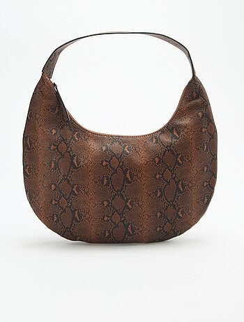 Mala grande em imitação de couro