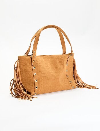 Mala hobo com franjas