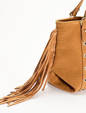 Mala hobo com franjas