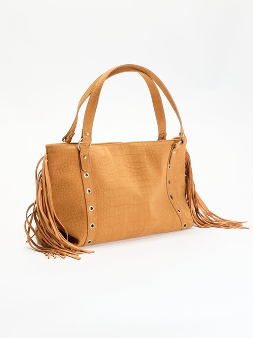 Mala hobo com franjas - Kiabi