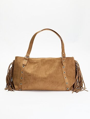 Mala hobo com franjas