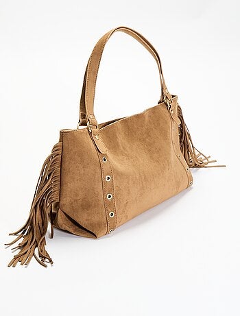 Mala hobo com franjas