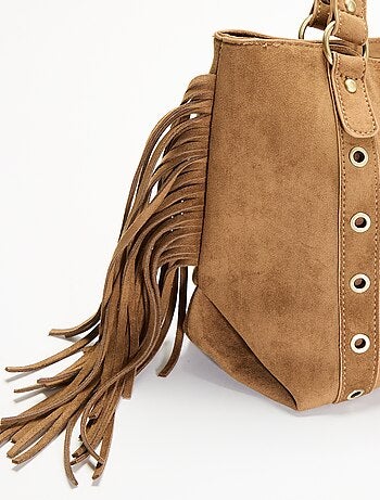 Mala hobo com franjas