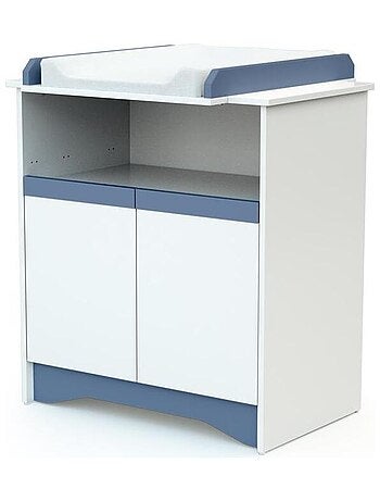 Mala muda-fraldas de 2 portas cotillon de madeira