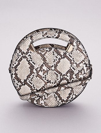 Mala redonda com efeito serpente - Kiabi
