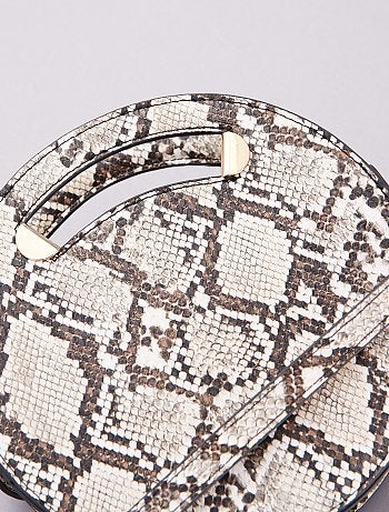 Mala redonda com efeito serpente - Kiabi