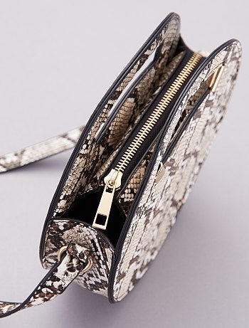 Mala redonda com efeito serpente - Kiabi