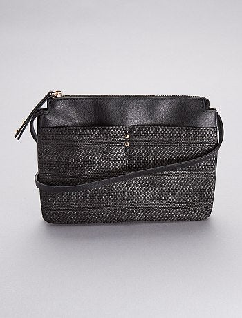 Mala tipo pochete com alça bi-matéria - Kiabi