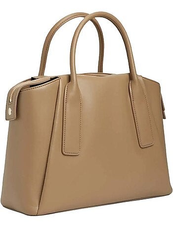 Mala tiracolo camel essencial tommy hilfiger para mulher