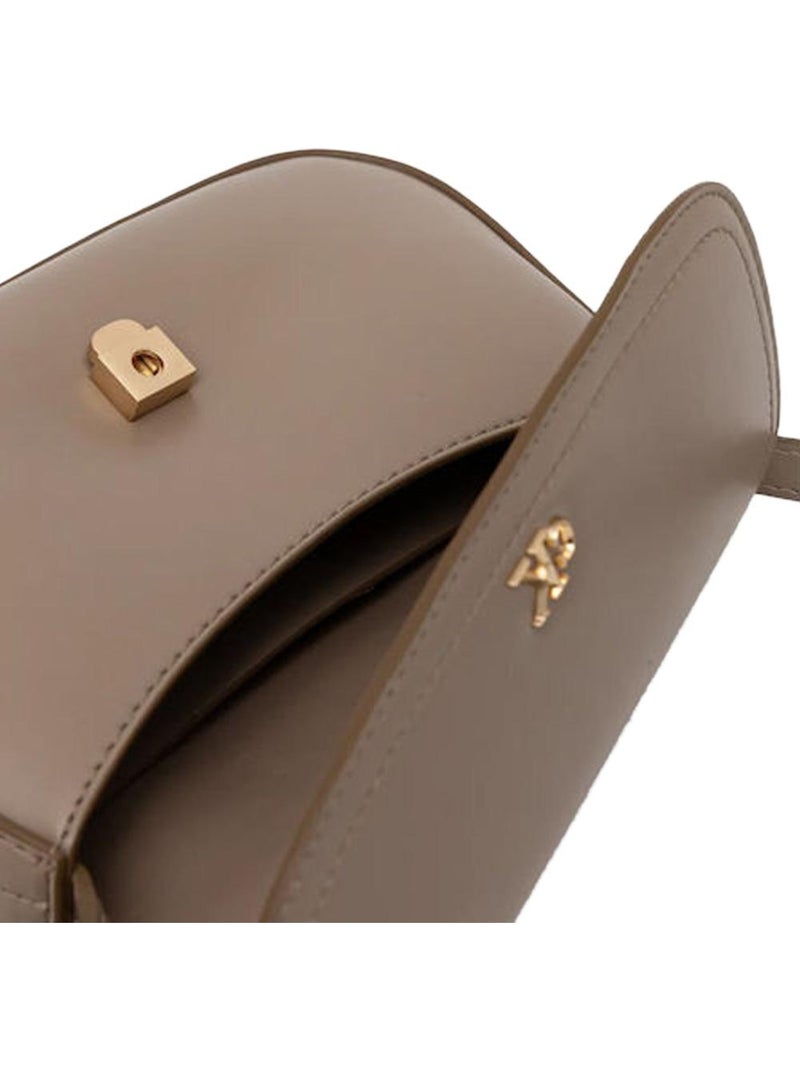 Mala Tiracolo Castanha Calvin Klein Jeans Ck Flap para Mulher Castanho-capuccino - Kiabi