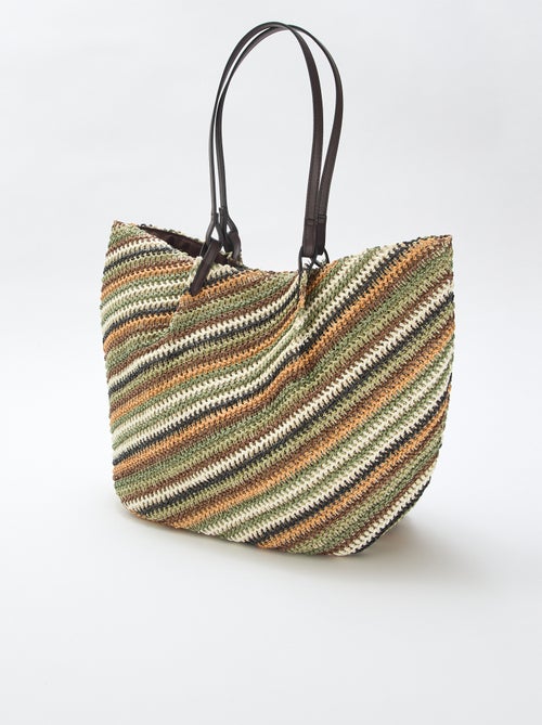 Mala Tote de Palha - Kiabi